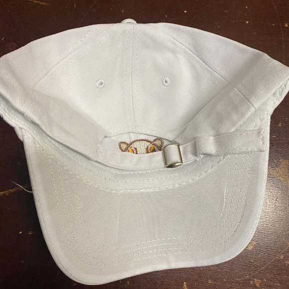 Ye Mens White Strapback Kanye West Bear Dad Hat Lovely Baseball Cap Size OS - Picture 2 of 2